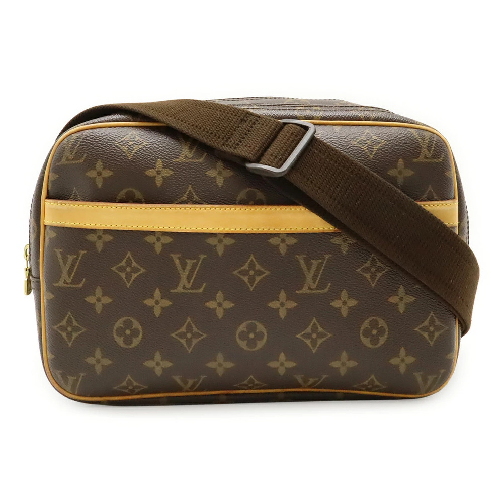 LOUIS VUITTON Monogram Reporter Shoulder Bag Crossbody